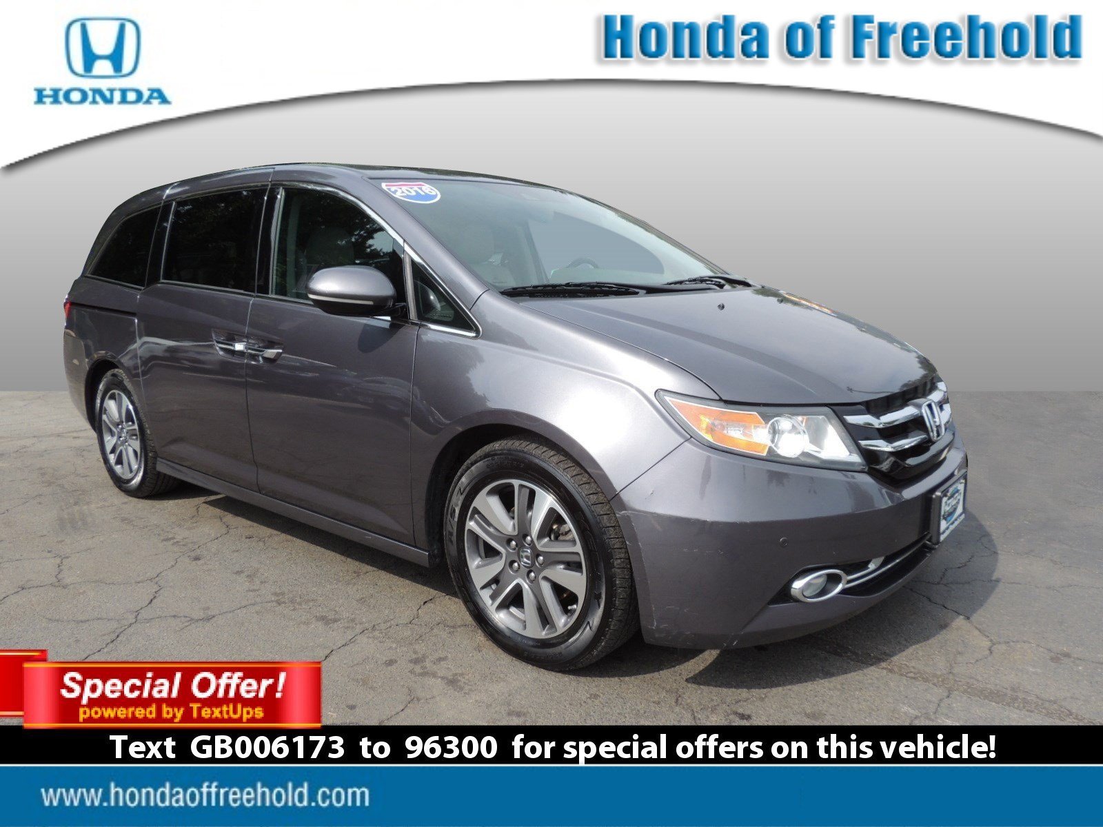 Pre Owned 2016 Honda Odyssey Touring Elite Mini Van Passenger In